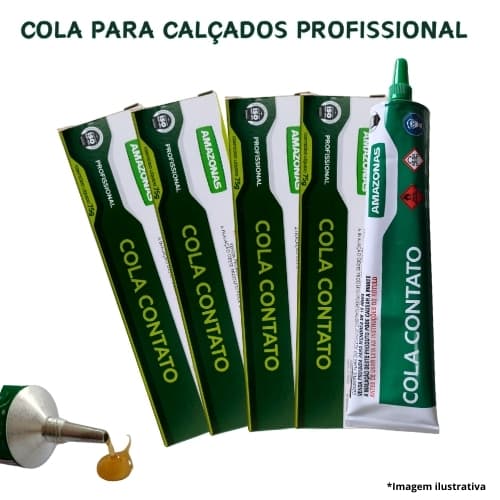 Cola profissional para calçados bisnaga 75g Amazonas - Adesivo de contato
