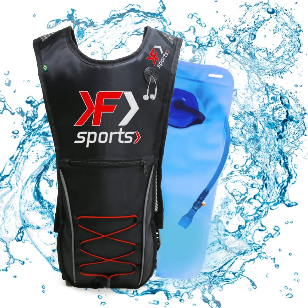 Mochila de Hidratação Térmica de 2 Litros Cores F Sports