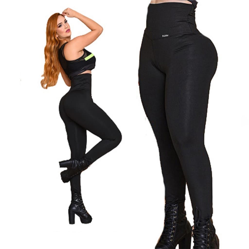 Calça legging modeladora zero Transparência fitness moda feminina disfarça celulite empina bumbum atividade fisica
