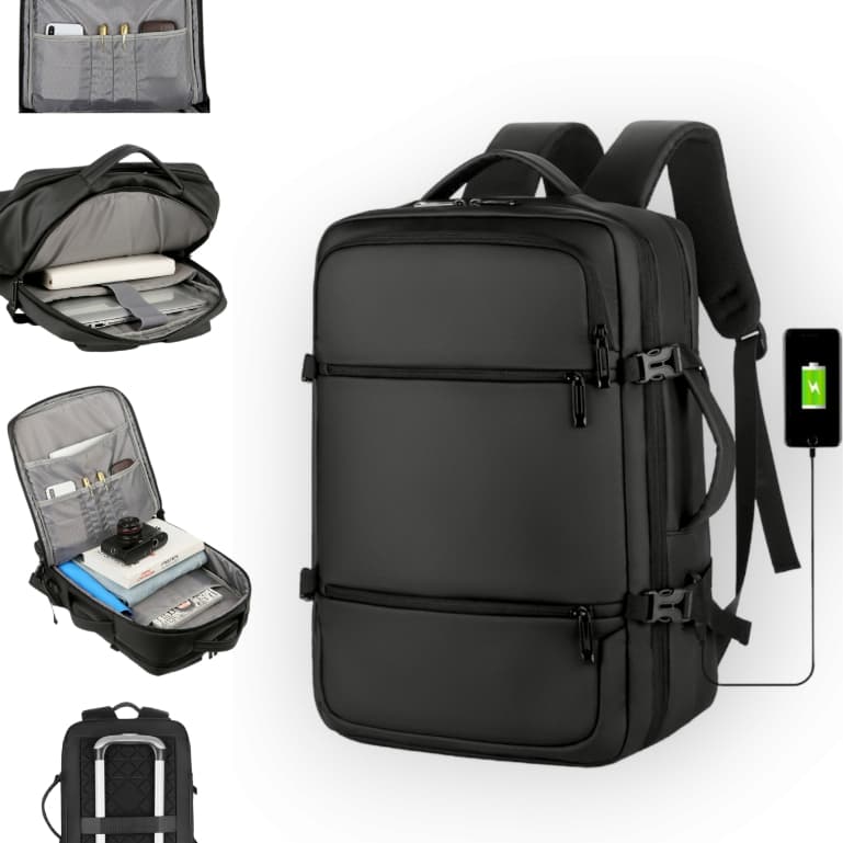 Mochila Laptop De Viagem Escola À Prova D'água Executiva Para Notebook Impermeável Unissex Negócio