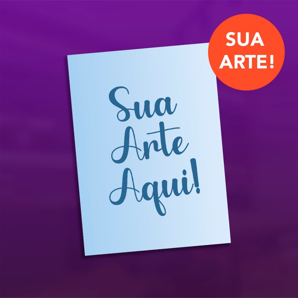 Cartão de agradecimento Personalizado para cliente 14cm x 9cm