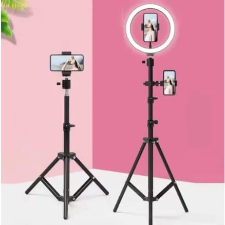 Ring Light Iluminador 10 Polegadas Com Tripé De 2.10 Metro