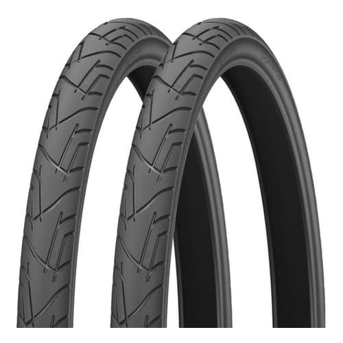 PNEU PRAIEIRO 26X1.95 + CAMARA 26 KENDA SLICK Preto 50-559 ARO 26 Mountain Bike MTB