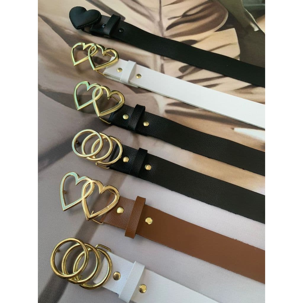 Cinto Infantil Menina Feminino Coração Moda blogueira