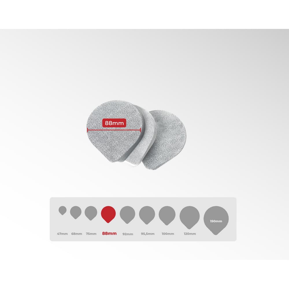 Selo De Alumínio Pp Copos Potes 92mm 200un