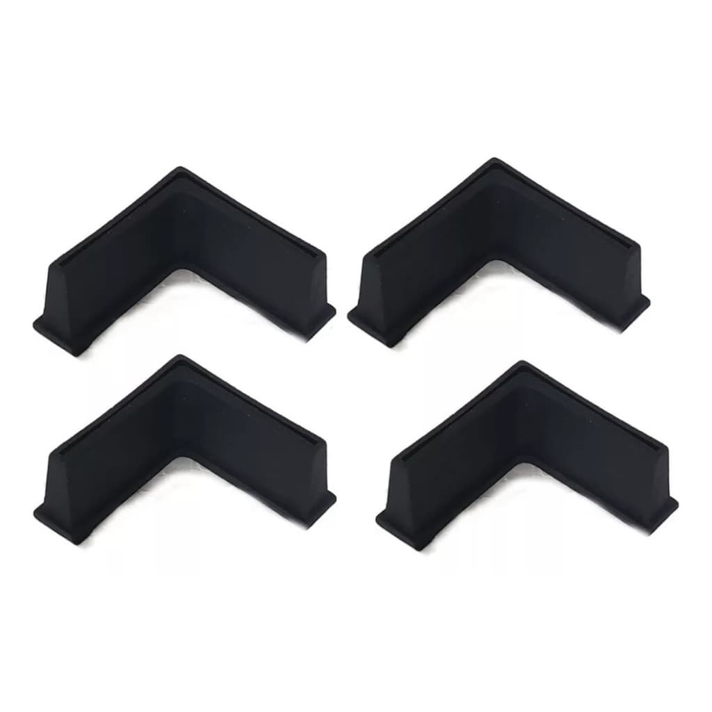 Kit 4 Pé Ou Sapata Emborrachada Pé Fogão Forno De 55x55mm