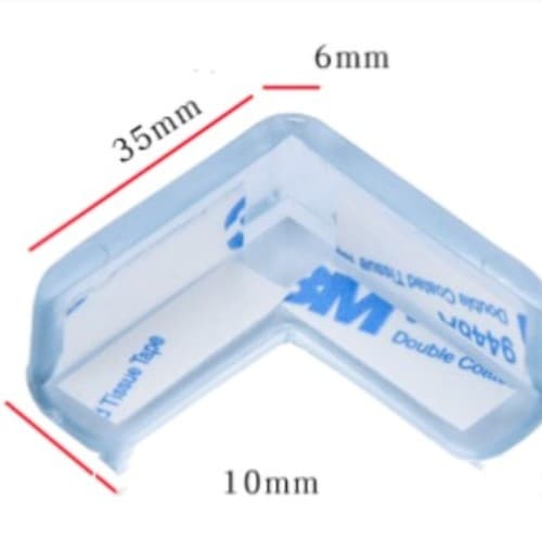 8 Protetores De Quina Silicone Mesa Segurança Para Crianças E Bebes Proteção Anti-colisão