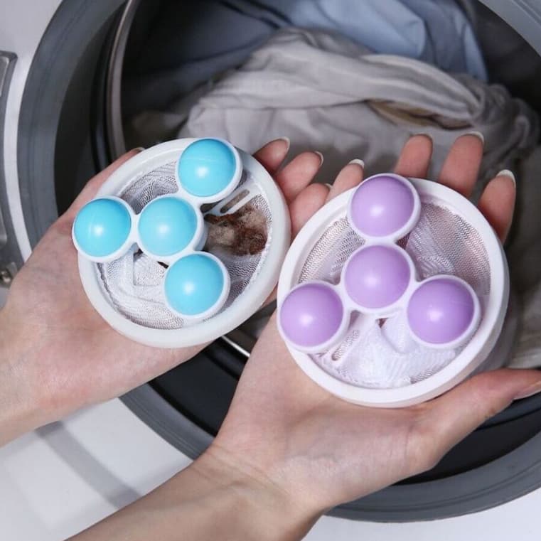 Coletor De Pelos Fiapo Reutilizável Na Máquina De Lavar Roupa 9,5 x 16,5cm