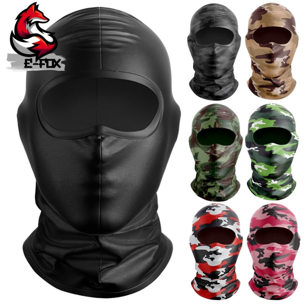 TOUCA NINJA BALACLAVA TÉRMICA PARA USO GERAL MULTIUSO CAMUFLADO PROTEÇÃO SOLAR UV +50 BÁSICO BARATO