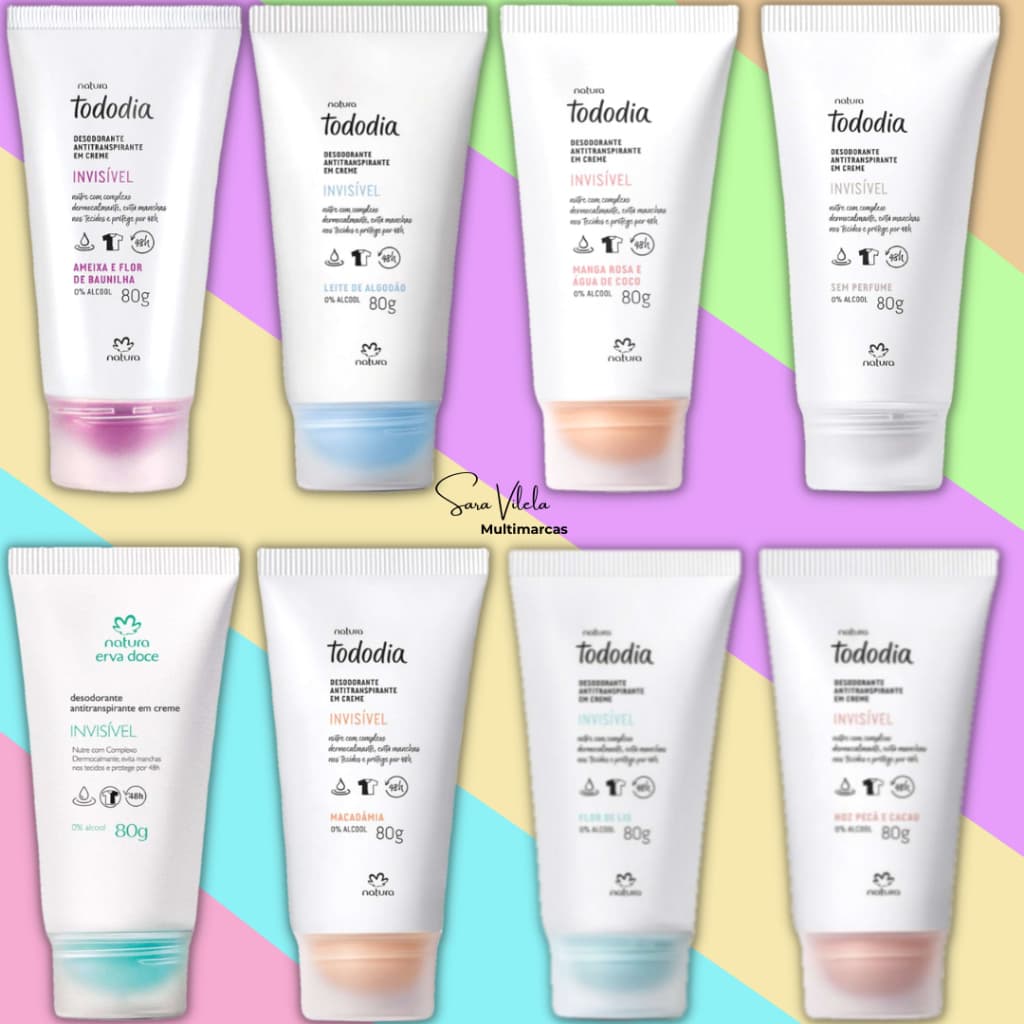 Desodorante antitranspirante em creme 80g - Natura - Original