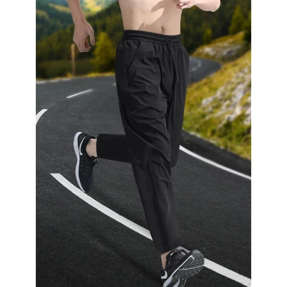 Calça Corta Vento Jogger Masculina Tactel Elastanotreino  2301#