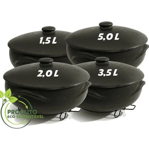 PANELA DE BARRO CAPIXABA - ESCOLHA SEU TAMANHO