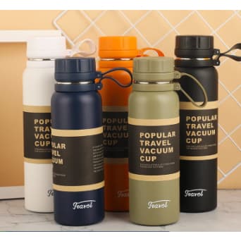 1000 Ml/800/550 Duplo Aço Inoxidável Esporte Garrafa Térmica Ao Ar Livre Escalada De Fitness De Isolamento