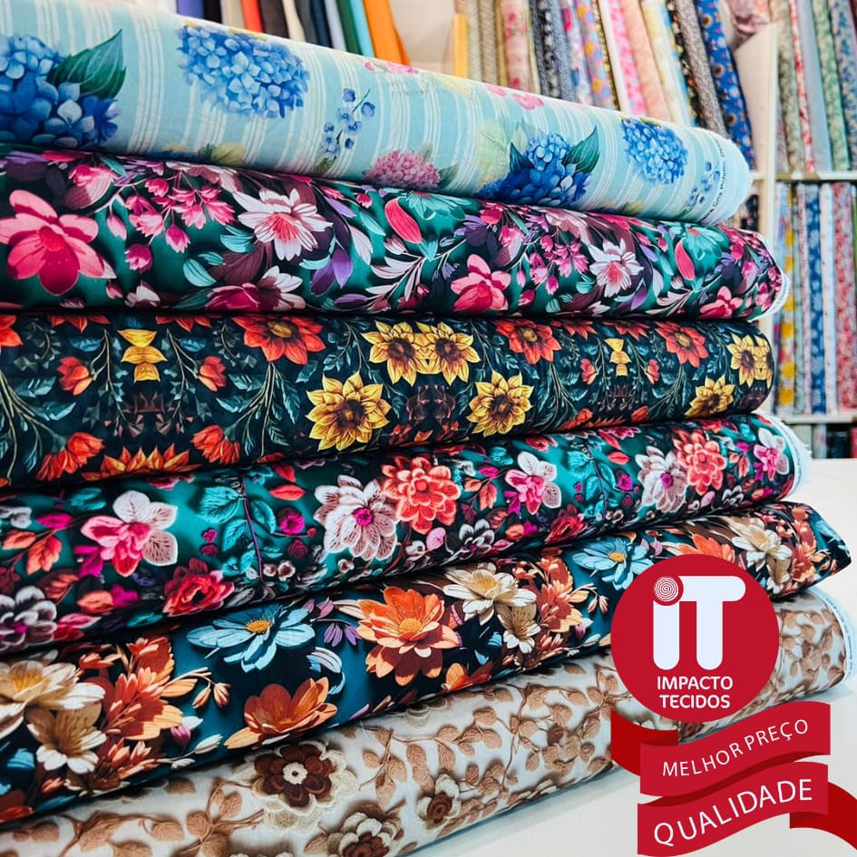 Tricoline DiGiTaL 50cm x 1,50  Tecido 100% Algodão