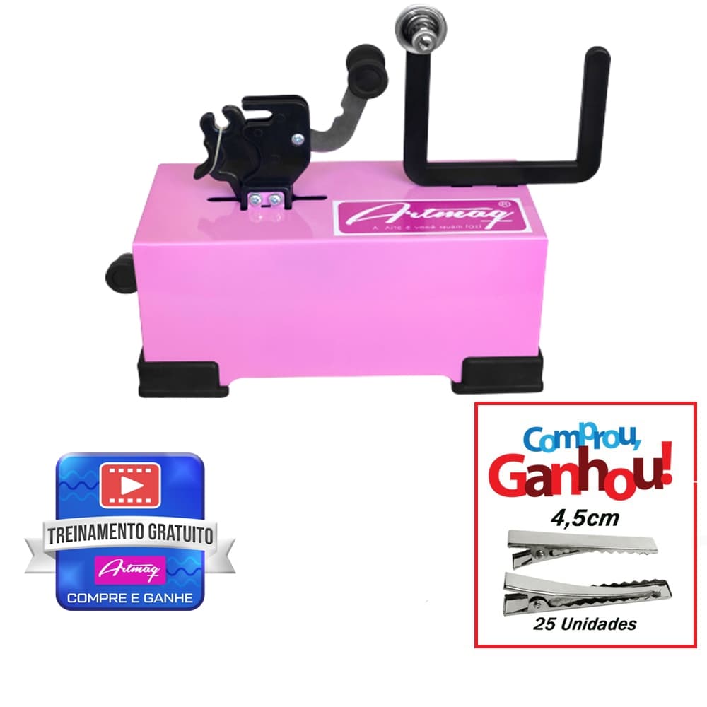 Máquina De Fazer Laço Pet + Bico De Pato 4,5cm Prata