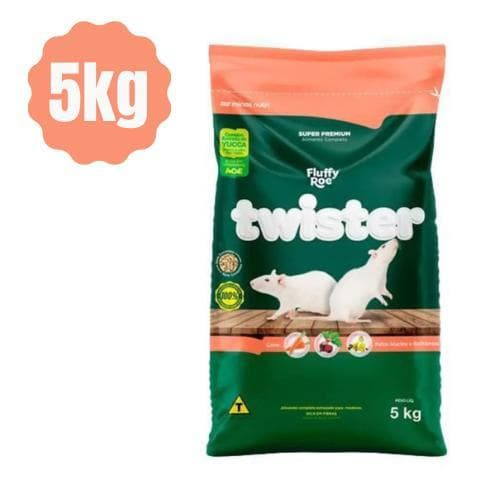 Ração Super Premium Fluffy Roe Twister - 5 Kg