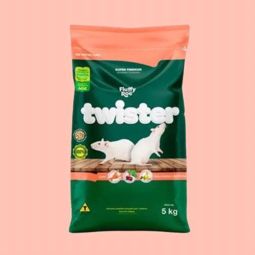 Ração Extrusada Super Premium Fluffy Roe Twister - 5Kg