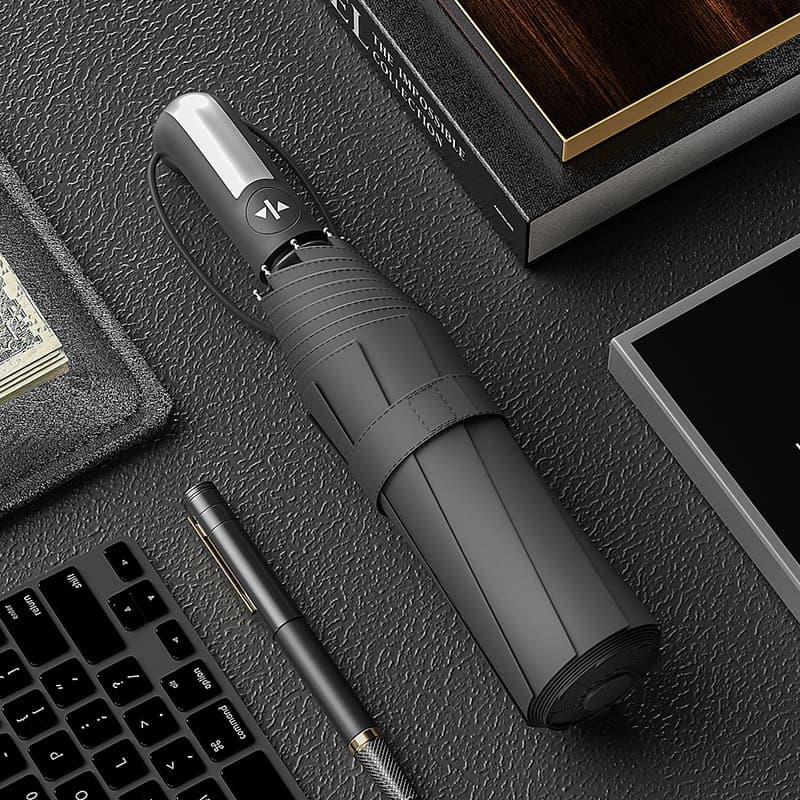 Guarda- chuva Abre Fecha Automático Varetas Aço Contra Vento