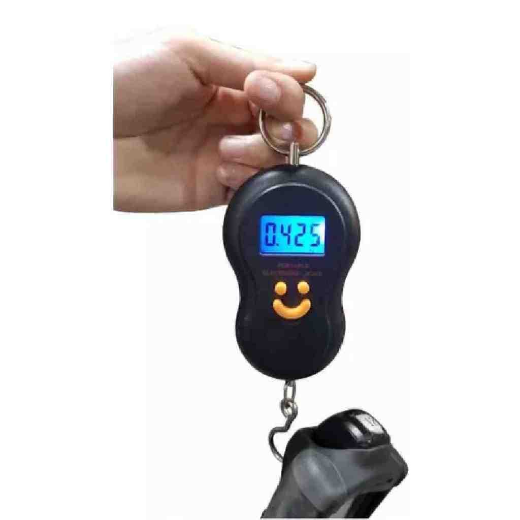 Balança Digital portátil Com Gancho 50Kg.