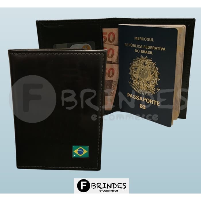 Capa de Passaporte Brasil (Bandeira)