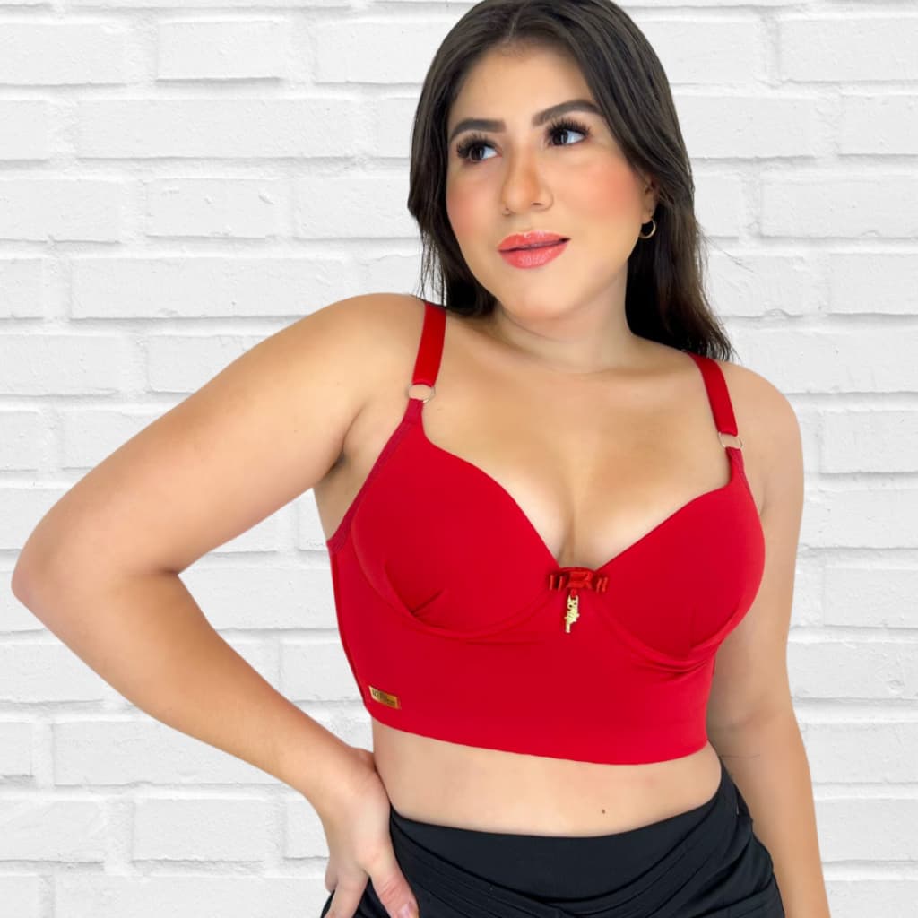 sutiã com bojo reforçado confortavel
