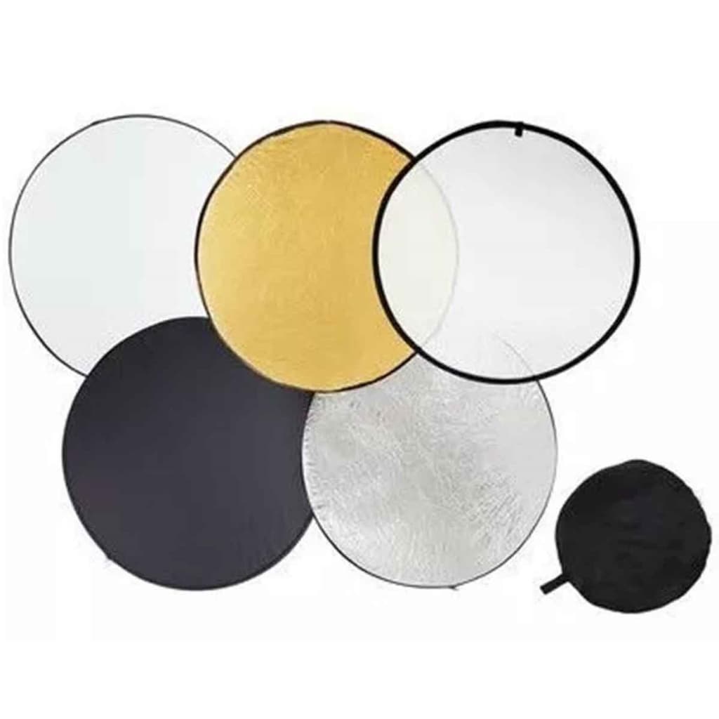 Rebatedor Fotográfico 5 Em 1 60cm Refletor 5x1 60 Cm Case