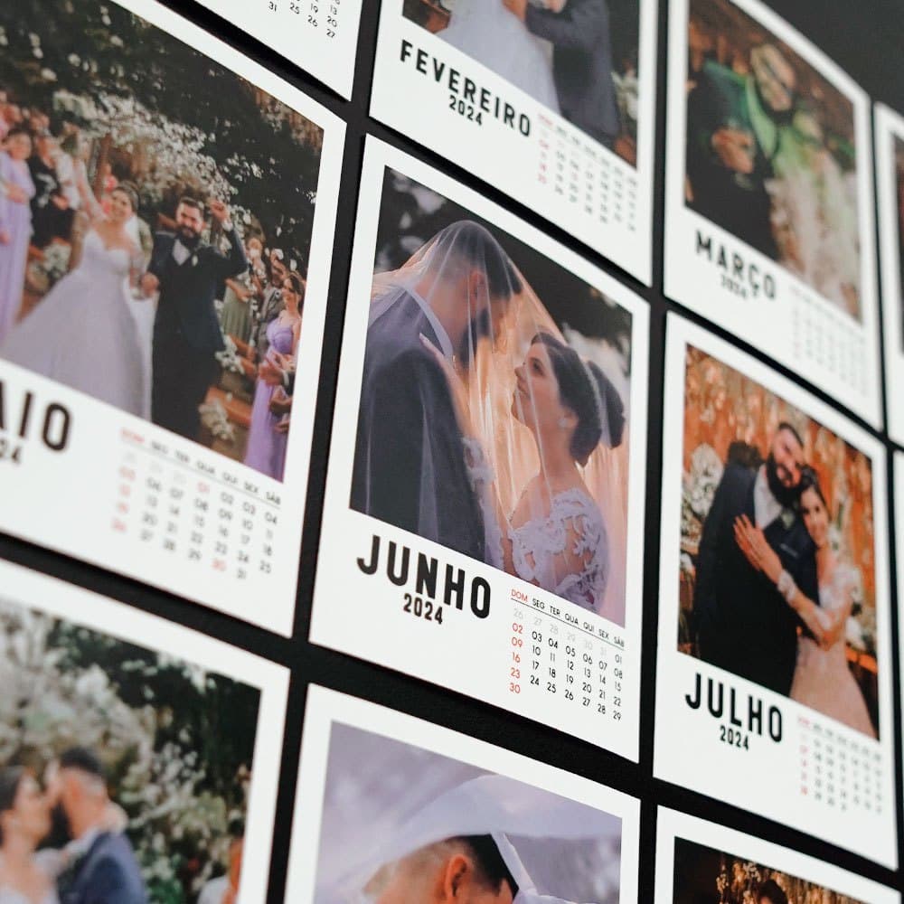 Calendário personalizado 2026 foto c/ imã