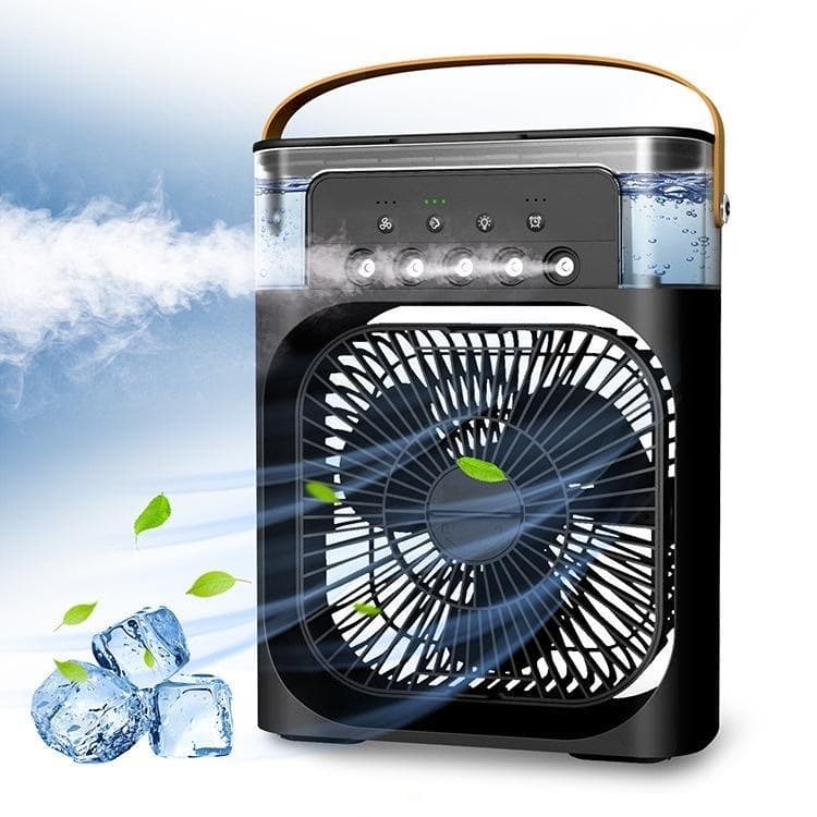 Mini Ar Ventilador A Vapor Portátil Reservatório de água USB Com Led