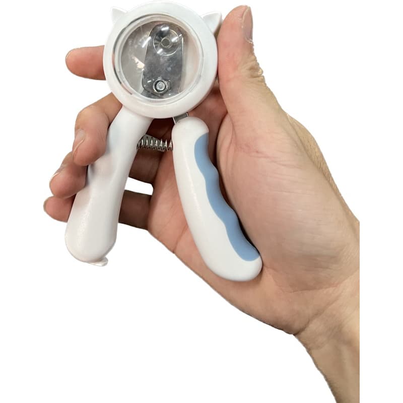 Cortador De Unha Pet Animal Com Cúpula Anti Voamento Das Unhas + Lixa