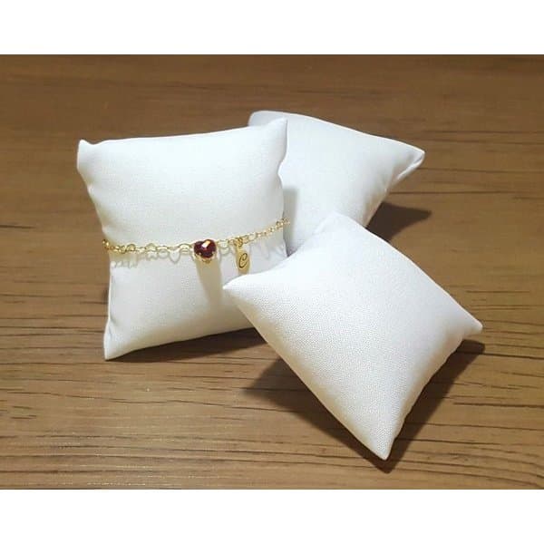 Kit com 16 Mini Almofadas Foscas Oxford 8x8 Pulseiras, Relógios, Semi Joias