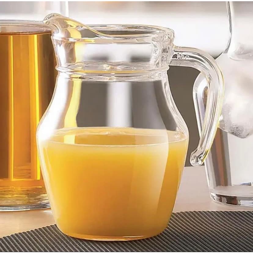 Jarra de Vidro Suco Individual 750ML Resistente