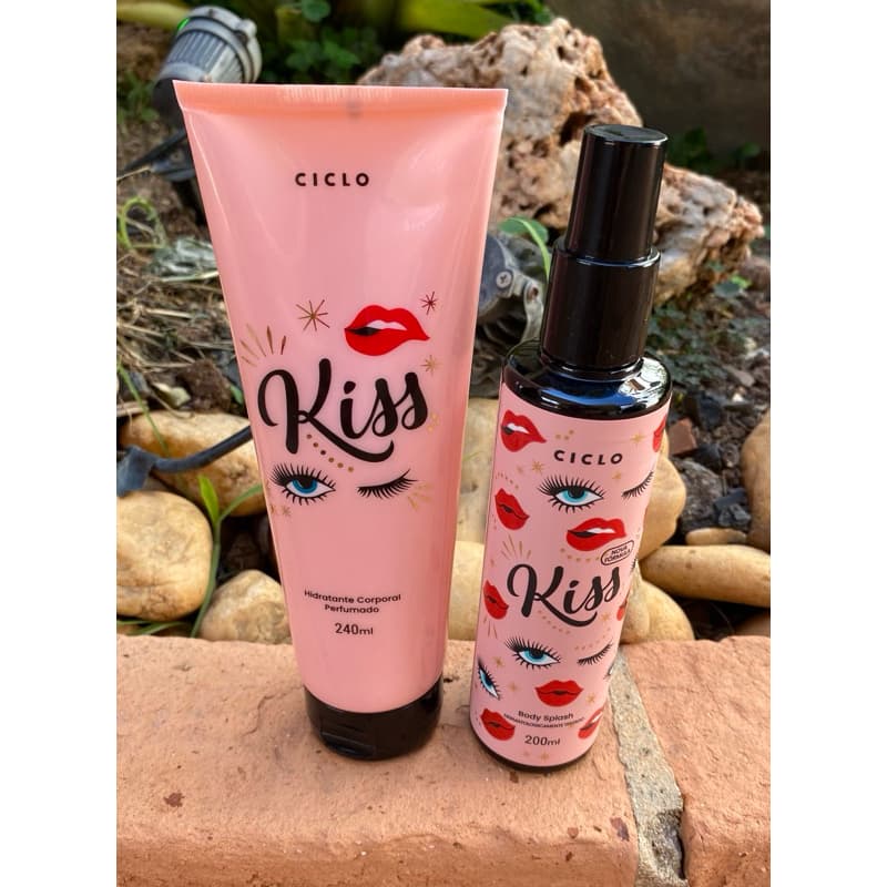 Hidratante e Body Splash  Kiss