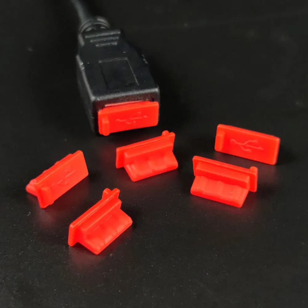 Protetor de silicone p/porta USB,ideal p/notbooks,computadores,Tablet e etc. ATENÇÃO:O anúncio se refere  a 1 unidade