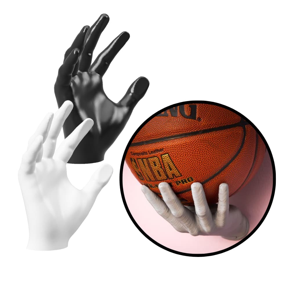 Suporte de Parede Bola de Futebol Futsal Basquete Vôlei Futebol Americano Decoração mão