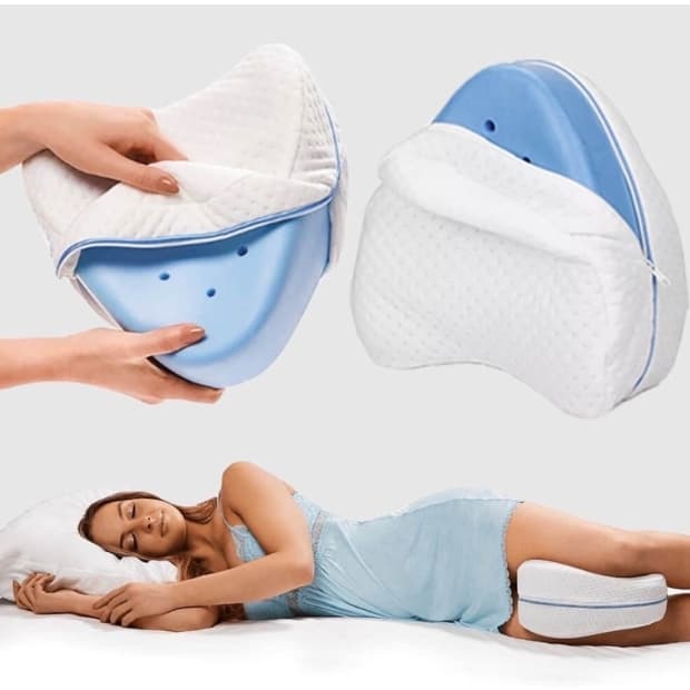 Travesseiro para Pernas e Pés Ortopédico Para Postura Dormir Joelhos Almofada ref: MK 888