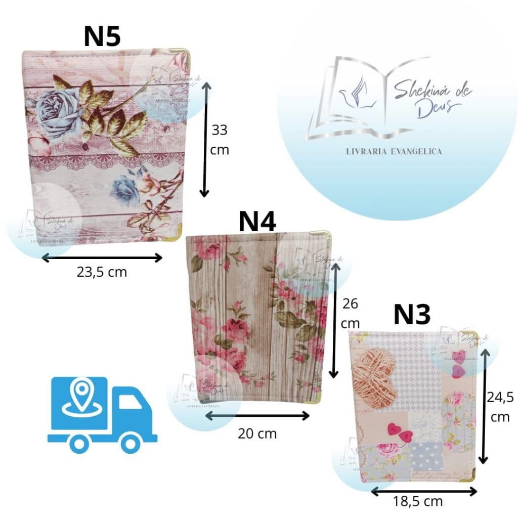 KIT COM 05 PASTAS PARA GRUPOS E CORAL TODOS OS TAMANHOS N3 N4 N5 ( ESTAMPADAS)