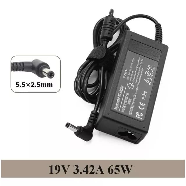 Fonte Carregador Alimentação 19v 3.42a Para Notebook Asus Positivo Cce Itautec Plug 5.5*2.5mm