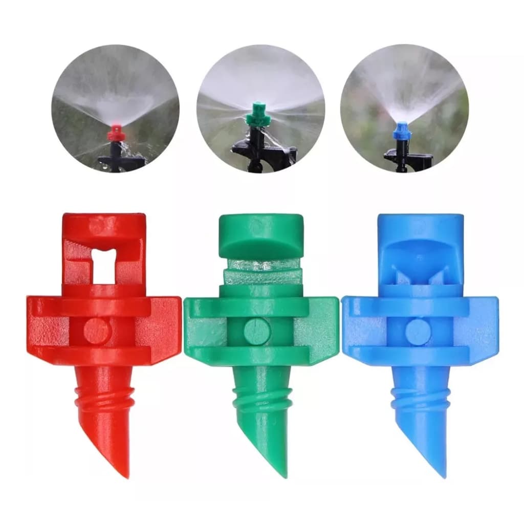 Bico Micro Aspersor Spray Estático Irrigador De Jardim 10 a 100 Unidades