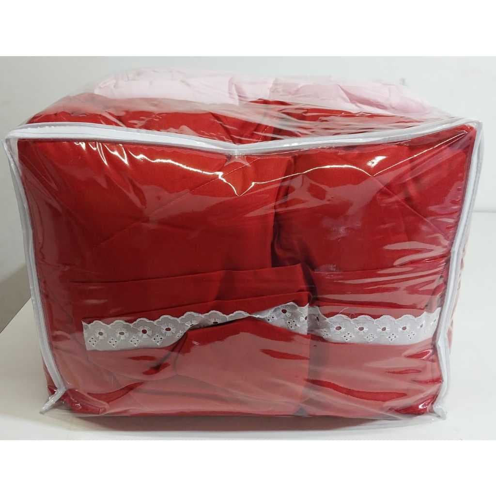 kit 5 Sacos Organizador PVC 47x27x30 Para Cobertor, Edredom, Calçados Brinquedos.