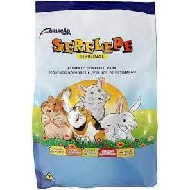 KIT COM 3 Ração Extrusada Serelepe - pequenos roedores e coelhos - 750g