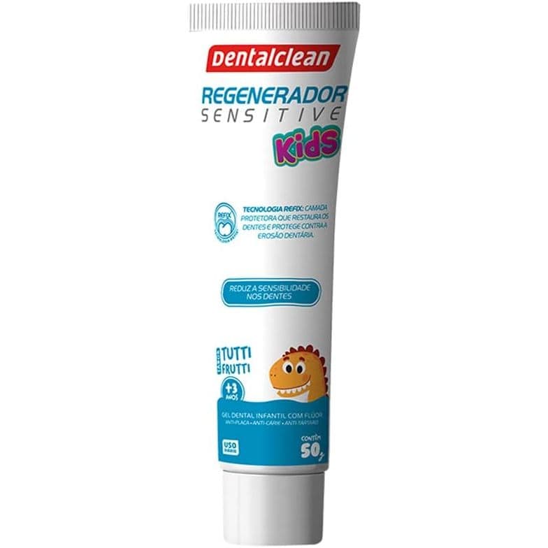 Gel Dental Kids Regenerador + Sensitive - 50g - Dentalclean