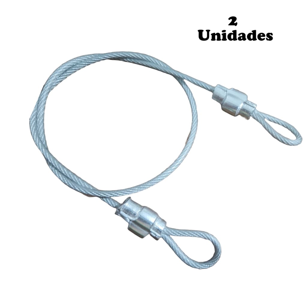 Kit 2 Lacre de Mala em Aço Revestido Security Bag Bolsa Mochila - Aeroporto Rodoviaria