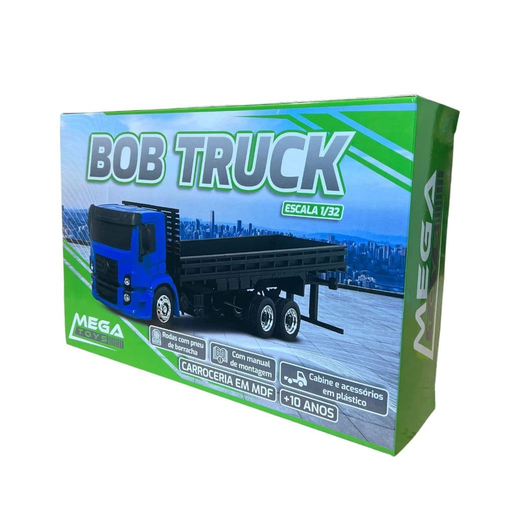 Kit para montar Miniatura Bob Truck com carroceria escala 1/32