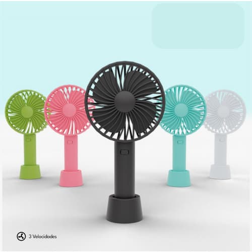 Mini Ventilador Portátil de Mão USB Recarregável