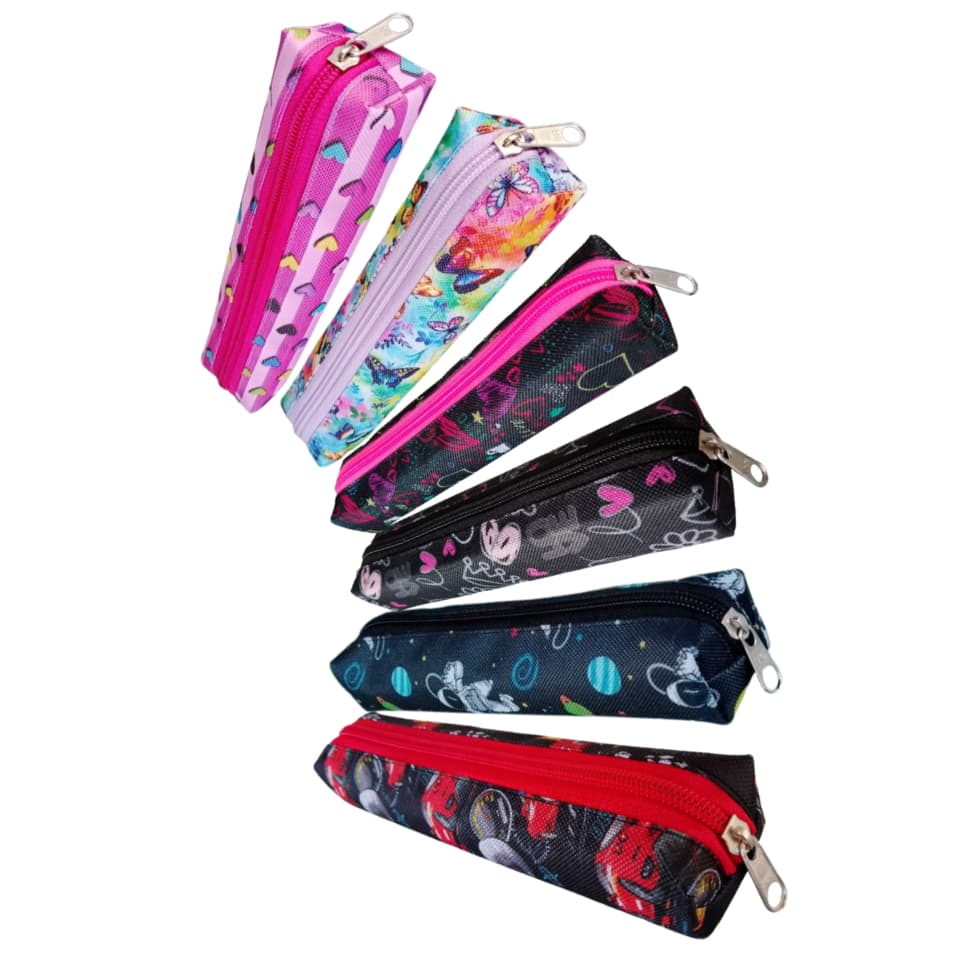 estojo de lápis ou caneta pequeno fino estojo escolar universitário básico