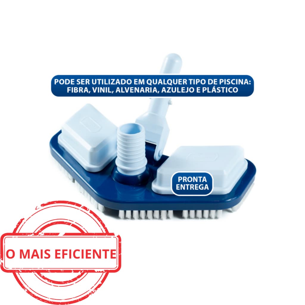 Aspirador De Piscina Asa Delta Com Escova Limpeza Para Todos Tipos De Piscina o MAIS EFICIENTE