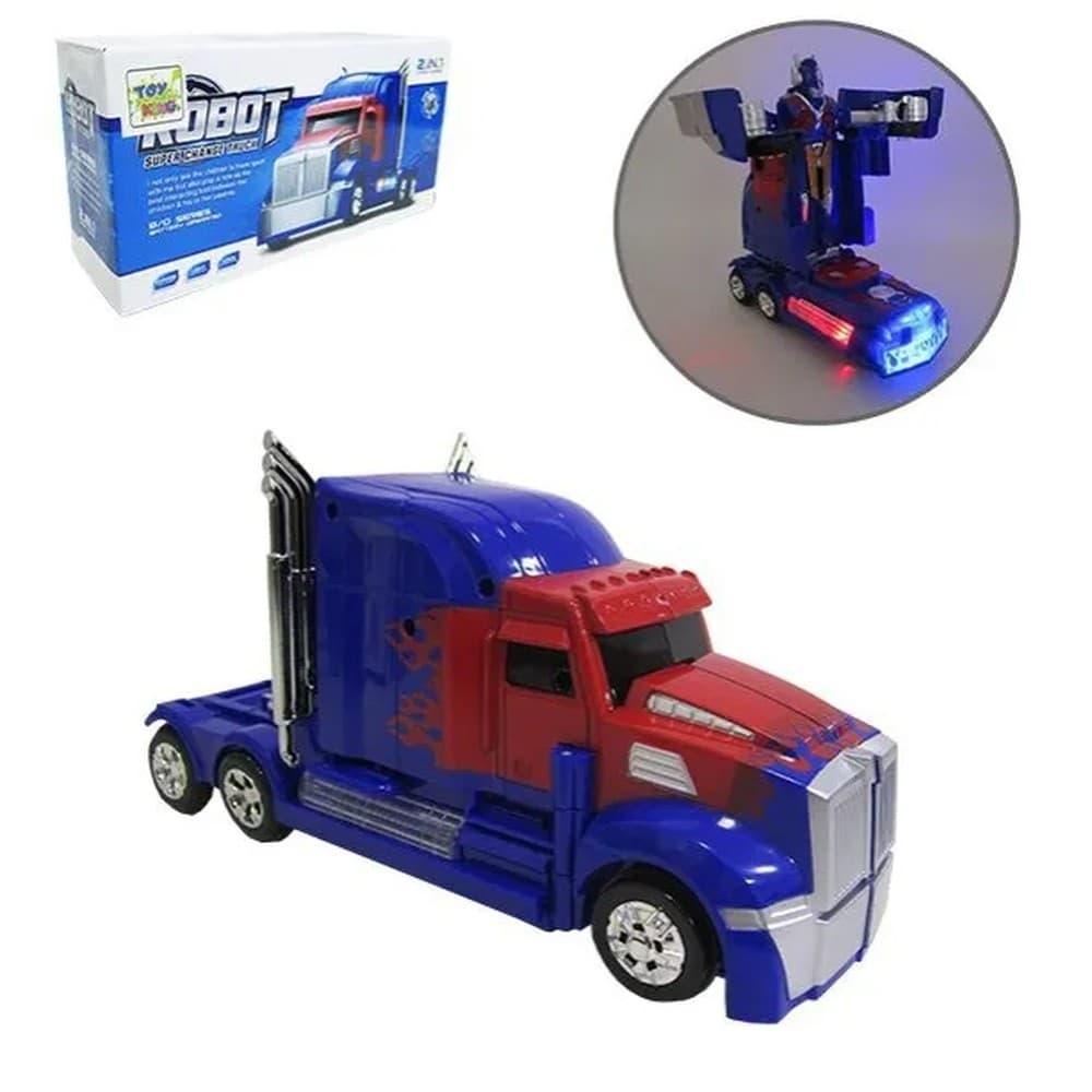 Caminhão Transformes Optimus Prime Vira Robô