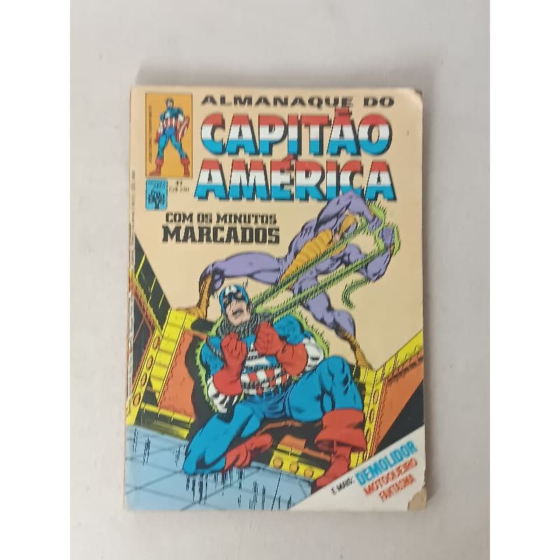 HQ Antiga de 1983 Capitão América n.47 Colecionável ver Descrição