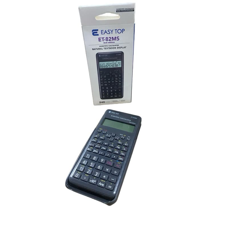 Calculadora Preta Científica 240 Funções Fx-82ms