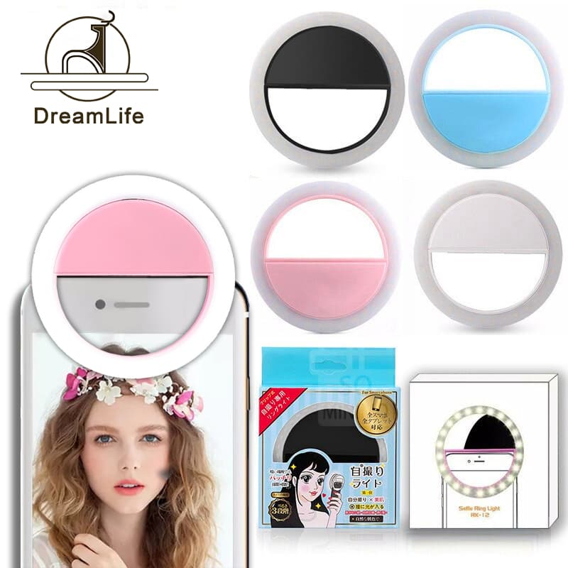 Anel De Led Luz Para Selfie Ring Light Flash Celular Iphone Galaxy Xperia